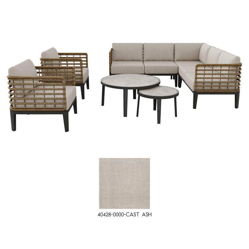 Gramercy 8pc Outdoor Sectional