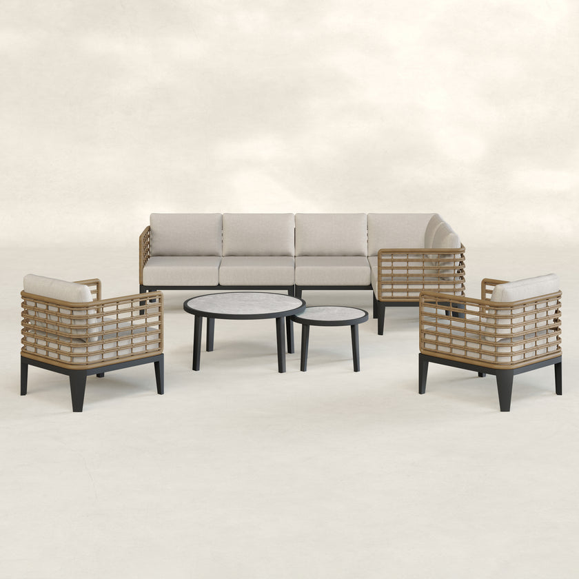 Gramercy 8pc Outdoor Sectional