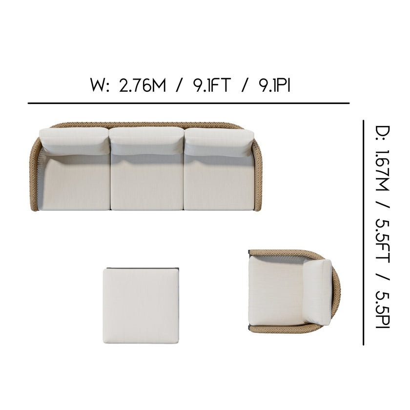 Jamison 3pc Sofa Set