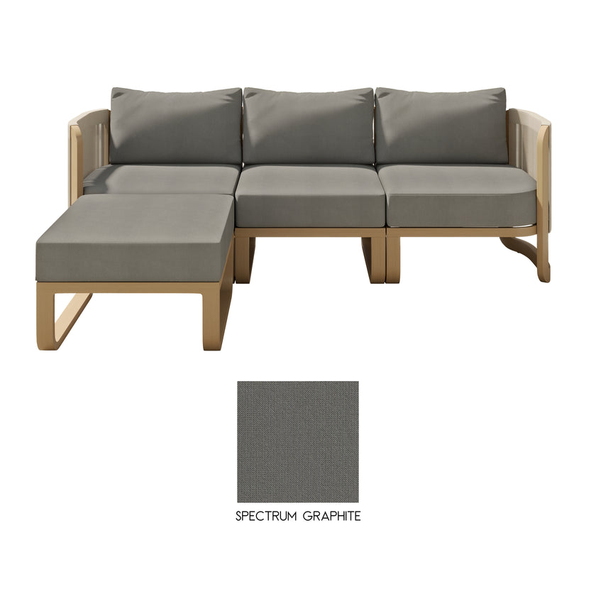 Mila 4pc Sectional