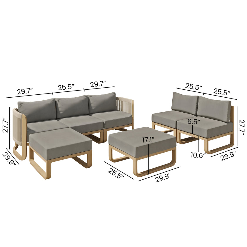 Mila 7pc Sectional