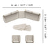 Sedona 7pc Outdoor Conversation Set