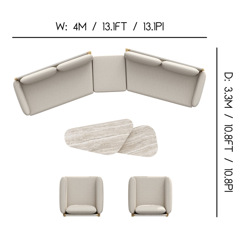 Sedona 7pc Outdoor Conversation Set