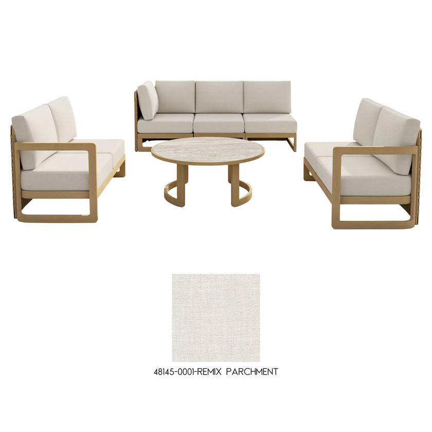 Sicily 6pc Outdoor Sectional