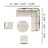 Sicily 6pc Outdoor Sectional