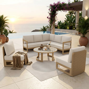 Sicily 6pc Outdoor Sectional