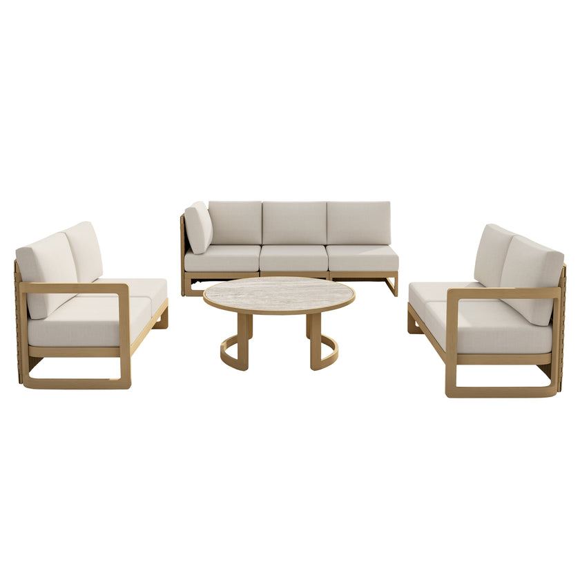 Sicily 6pc Outdoor Sectional