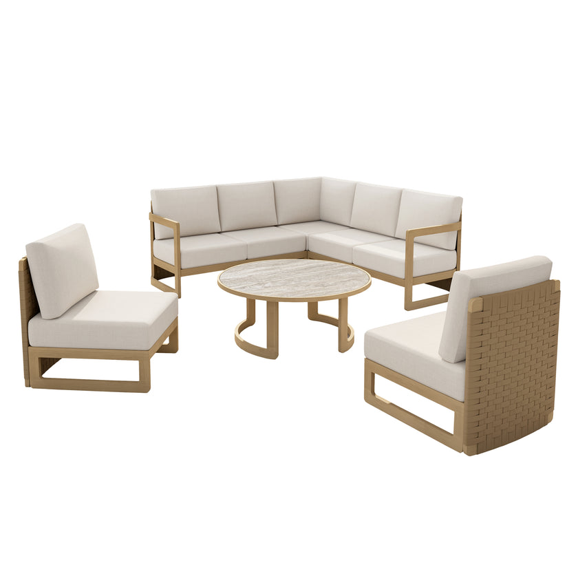 Sicily 6pc Outdoor Sectional
