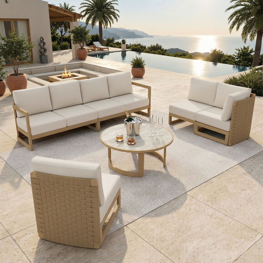 Sicily 6pc Outdoor Sectional