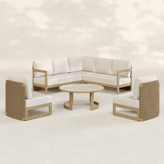 Sicily 6pc Outdoor Sectional