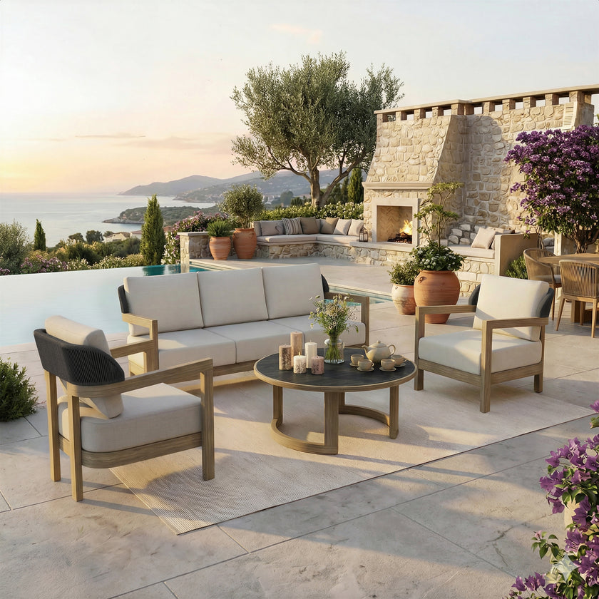Oslo 4pc Outdoor Seating Set