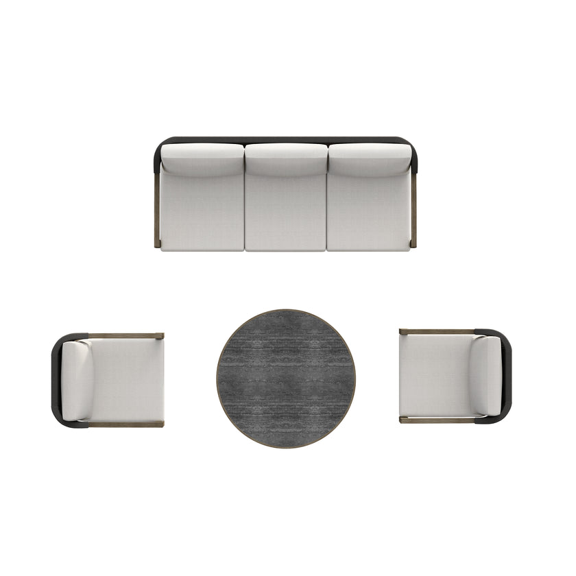 Oslo 4pc Outdoor Seating Set