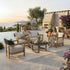 Oslo 4pc Outdoor Seating Set