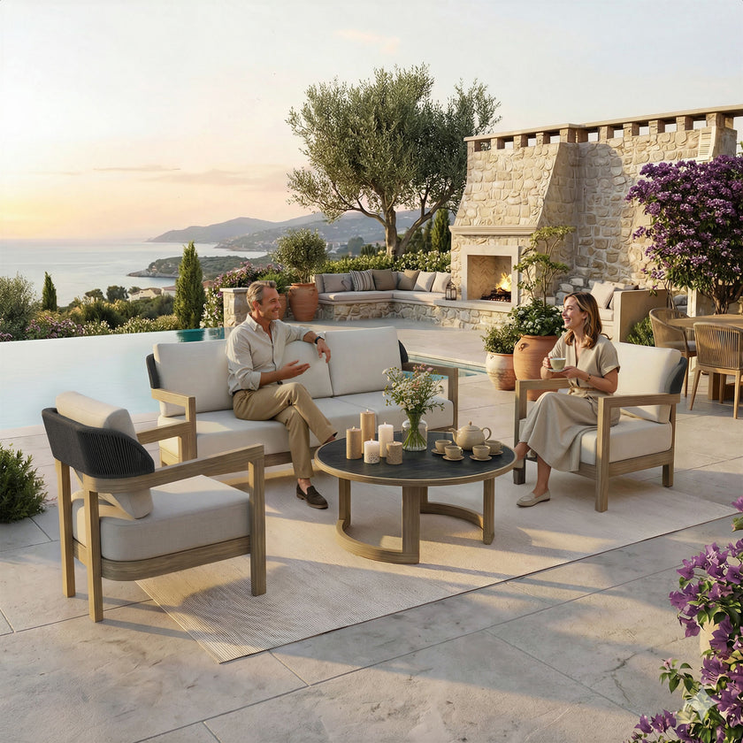 Oslo 4pc Outdoor Seating Set