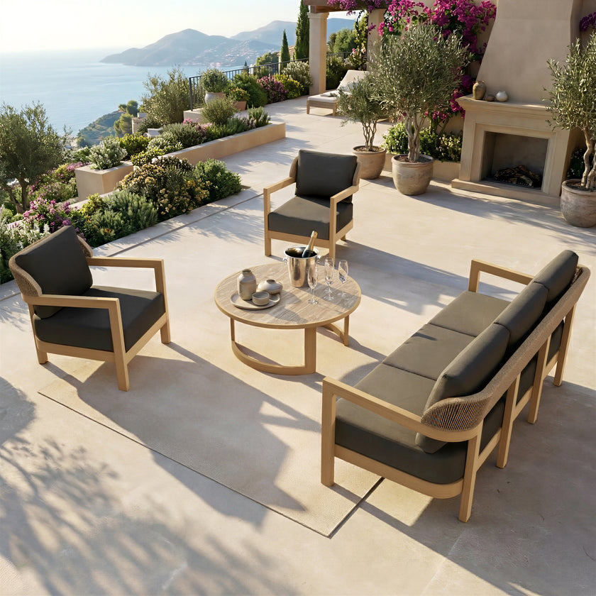 Oslo 4pc Outdoor Seating Set