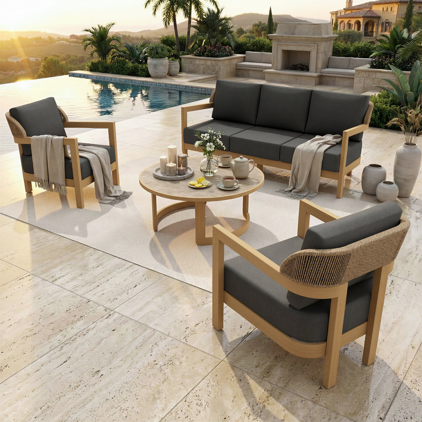 Oslo 4pc Outdoor Seating Set