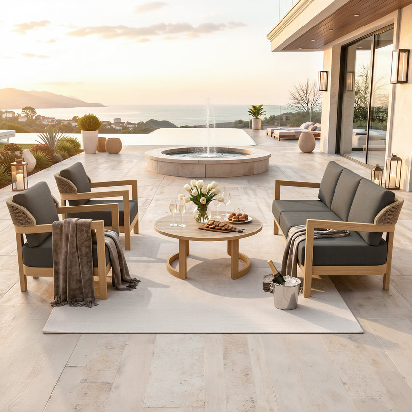 Oslo 4pc Outdoor Seating Set