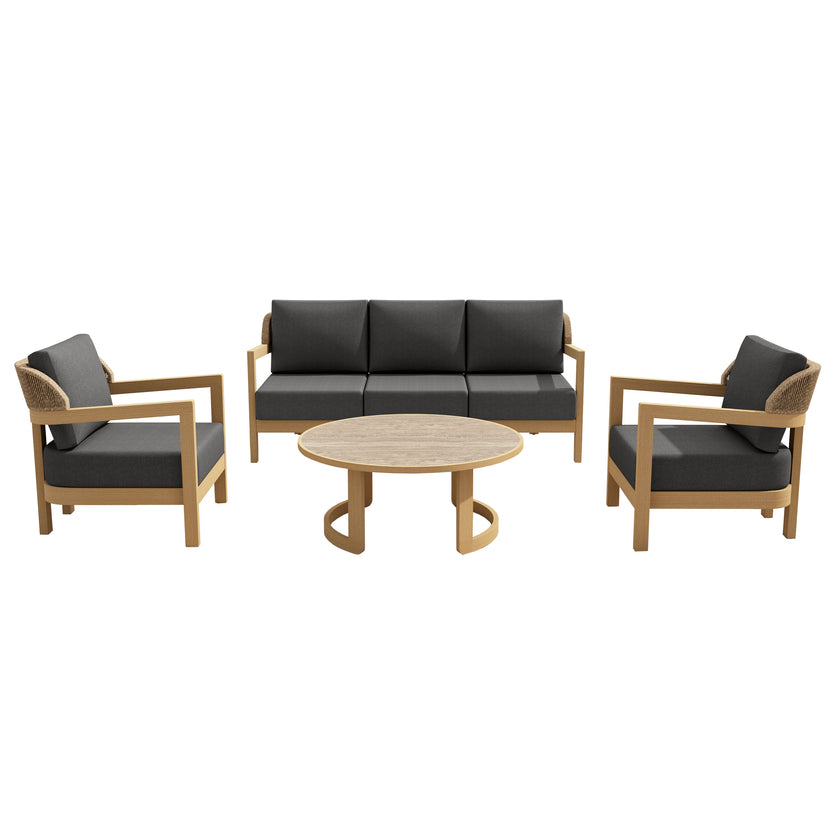 Oslo 4pc Outdoor Seating Set
