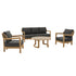 Oslo 4pc Outdoor Seating Set