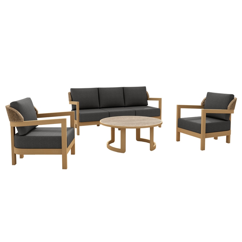 Oslo 4pc Outdoor Seating Set