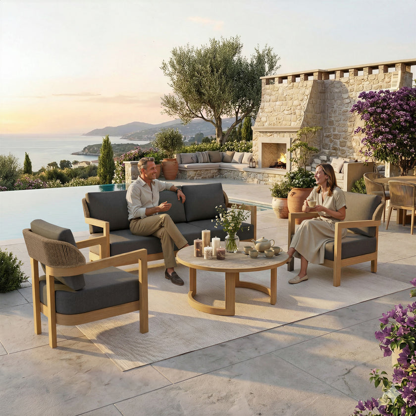 Oslo 4pc Outdoor Seating Set