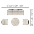 Sicily 4pc Patio Conversation Set