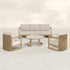 Sicily 4pc Patio Conversation Set