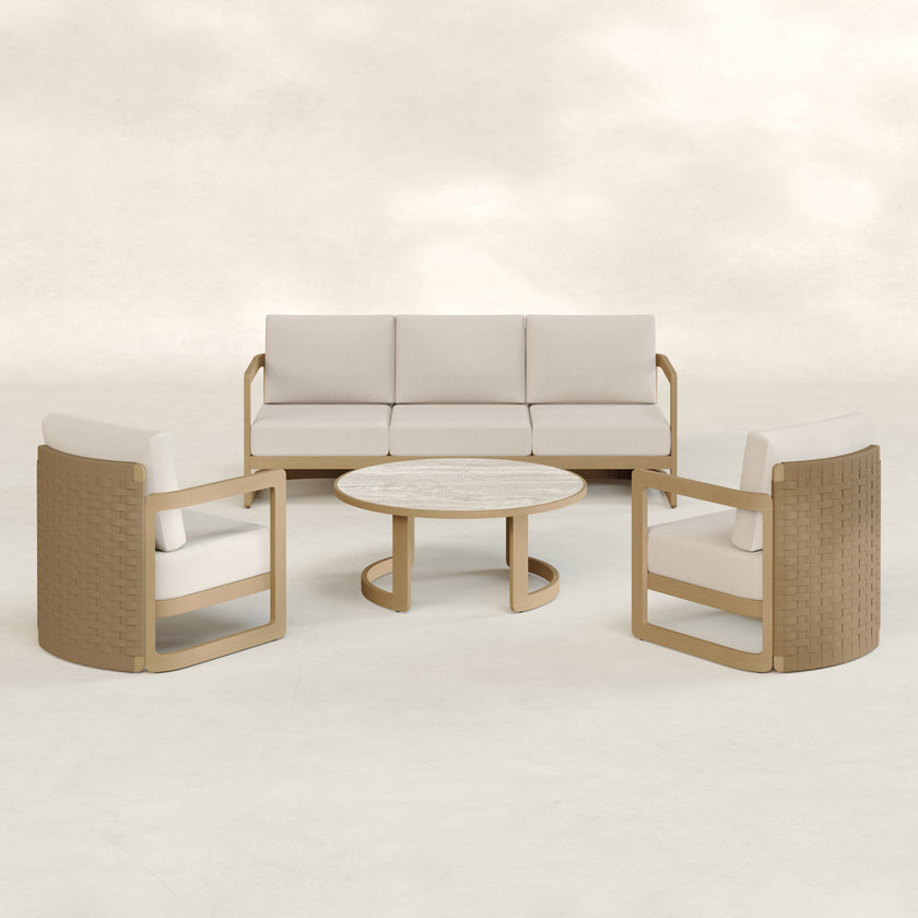 Sicily 4pc Patio Conversation Set