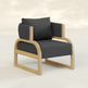 Teddy Velvet Arm Chair