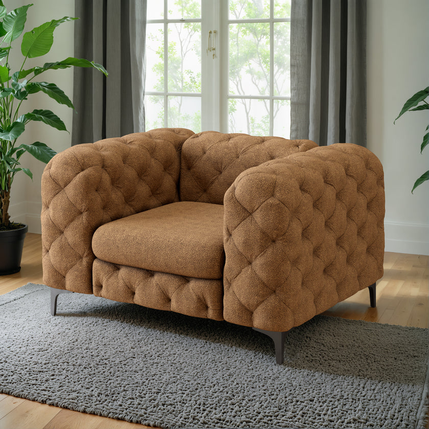 Bella Polyester Chester Arm Chair