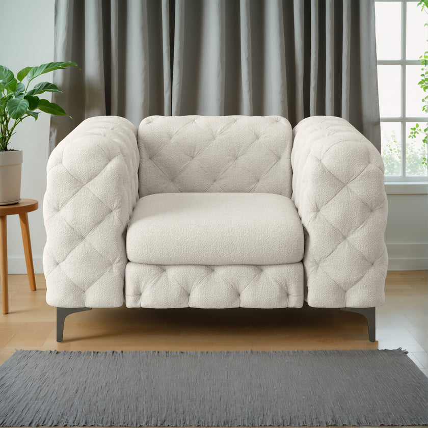 Bella Polyester Chester Arm Chair