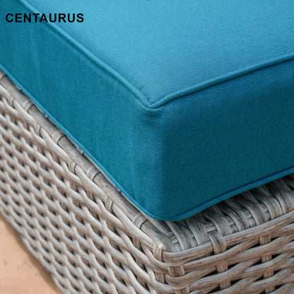 Centaurus Collection - 5-piece Sunbrella Fabric Seating Set in Peacock