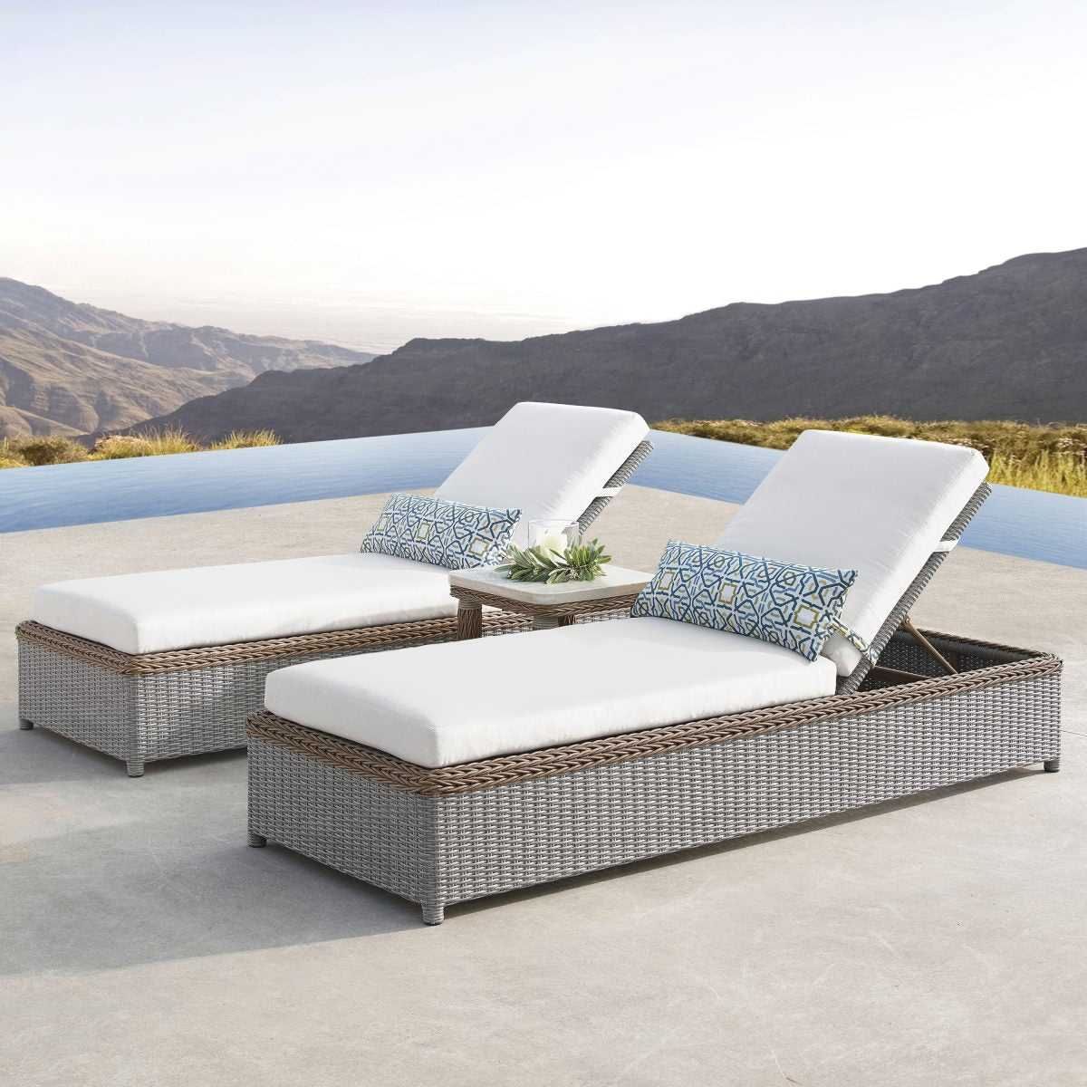 Centaurus Collection - 3-Piece Chaise Loungers