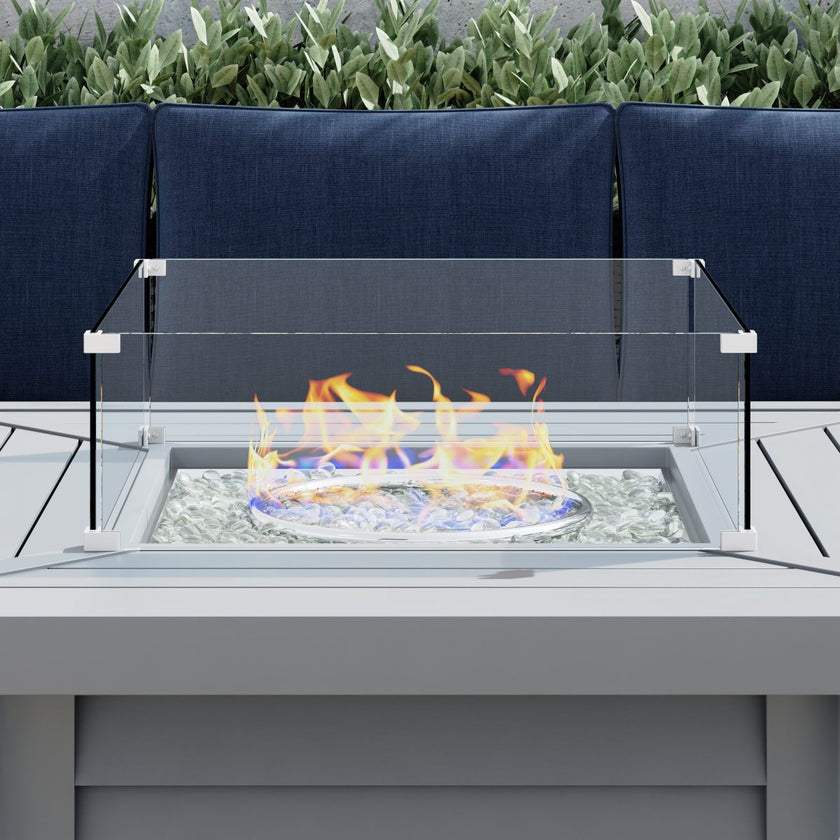 Fire Table Wind Guard (Square)